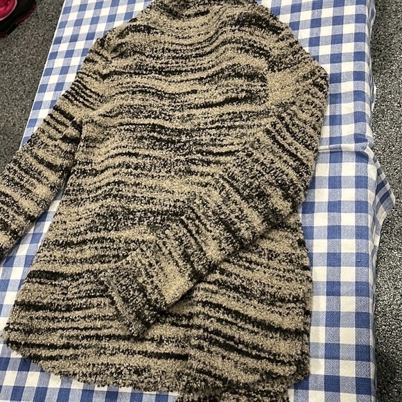 Free people zebra net button up sweater women’s size‎ large - Picture 10 of 11